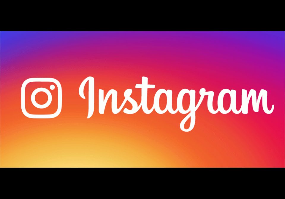 Instagram shown on an AWTRIX display