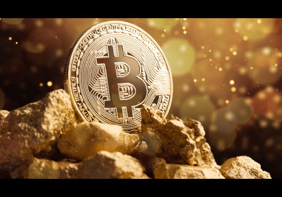 Bitcoin to USD shown on an AWTRIX display