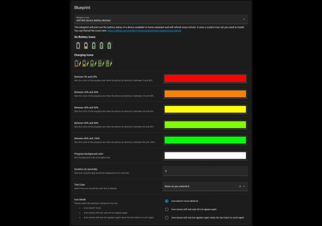 AWTRIX 3 Device Battery Monitor