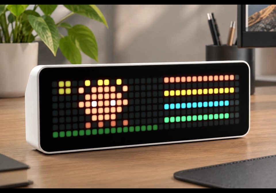 Clawd - a Tamagotchi for your AWTRIX shown on an AWTRIX display